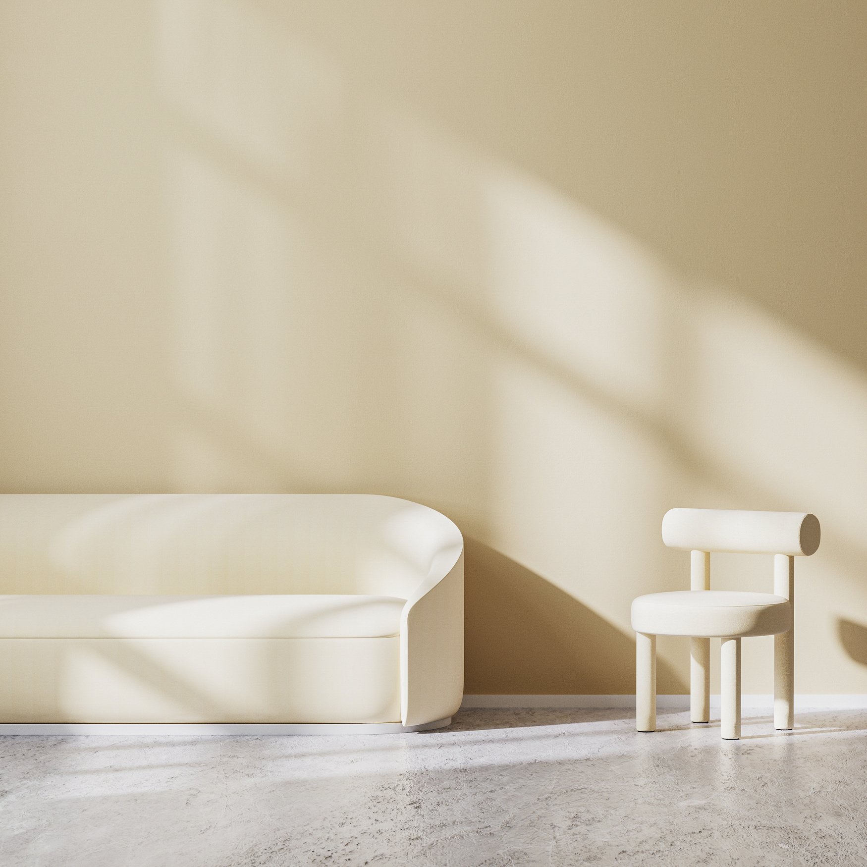 Modern Minimalistic Design of Living Room